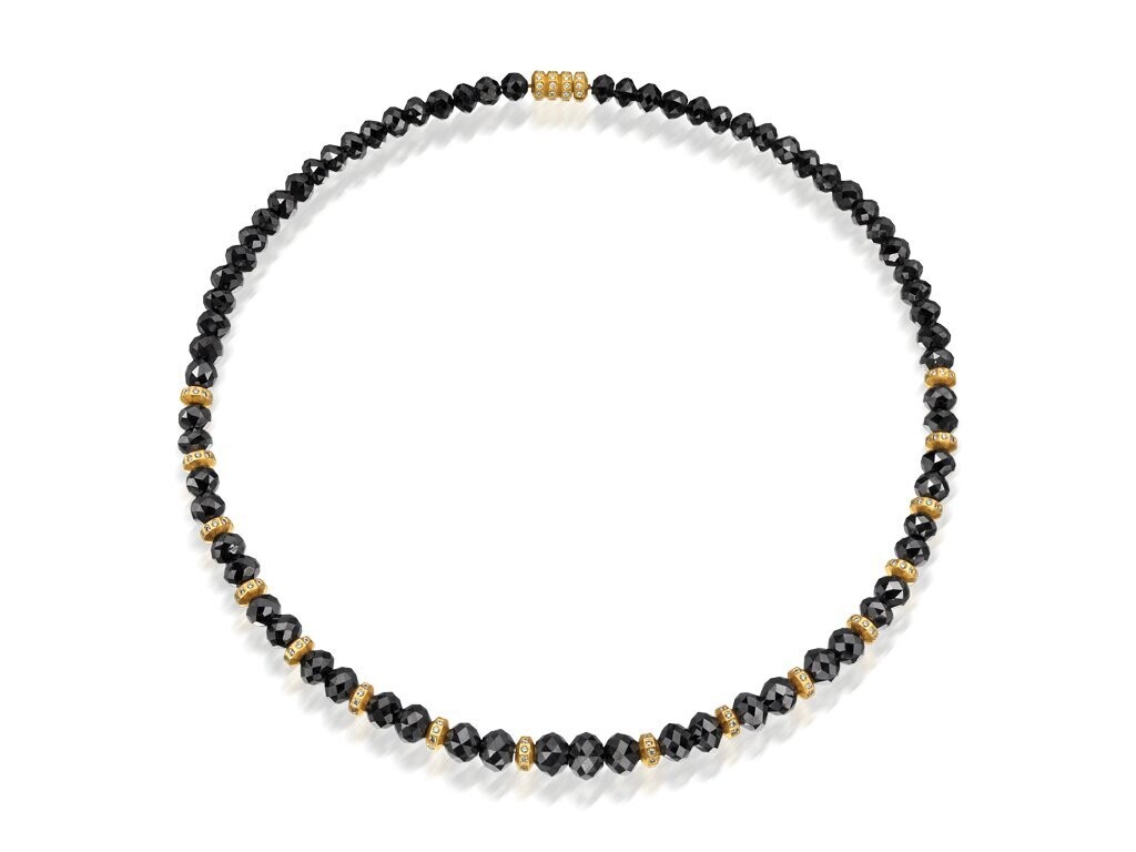 Black Diamond Beads and Gold and Diamond Beads