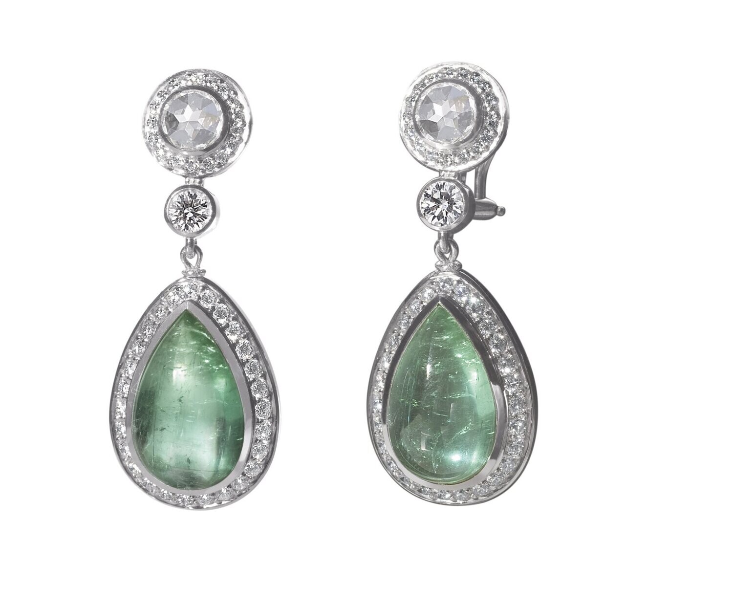 Afghani Tourmaline, Diamonds and Platinum