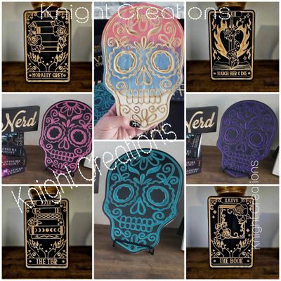 Bookshelf Decor/signs