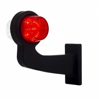 BREEDTELAMP HAAKS  LED WIT / ROOD