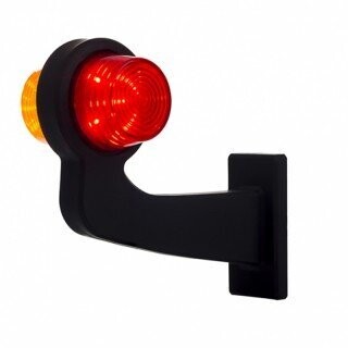 BREEDTELAMP HAAKS  LED ORANJE / ROOD
