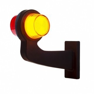 BREEDTELAMP HAAKS RECHTS
LED WIT / ROOD