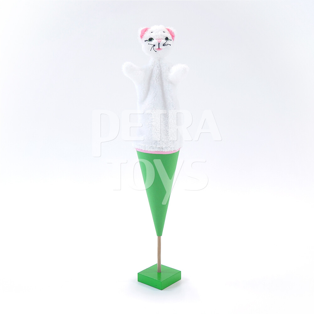 Peek-a-Boo Cat Cone Puppet