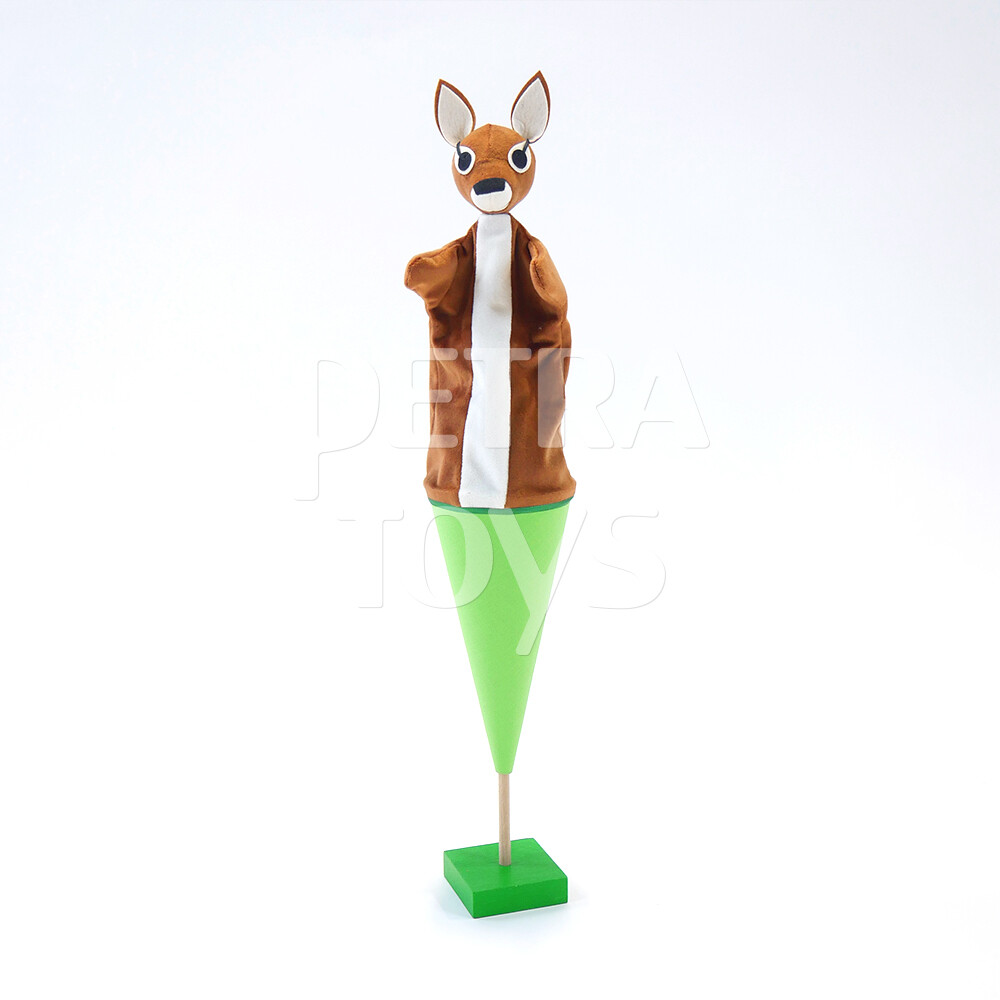Peek-a-Boo Baby Deer Cone Puppet