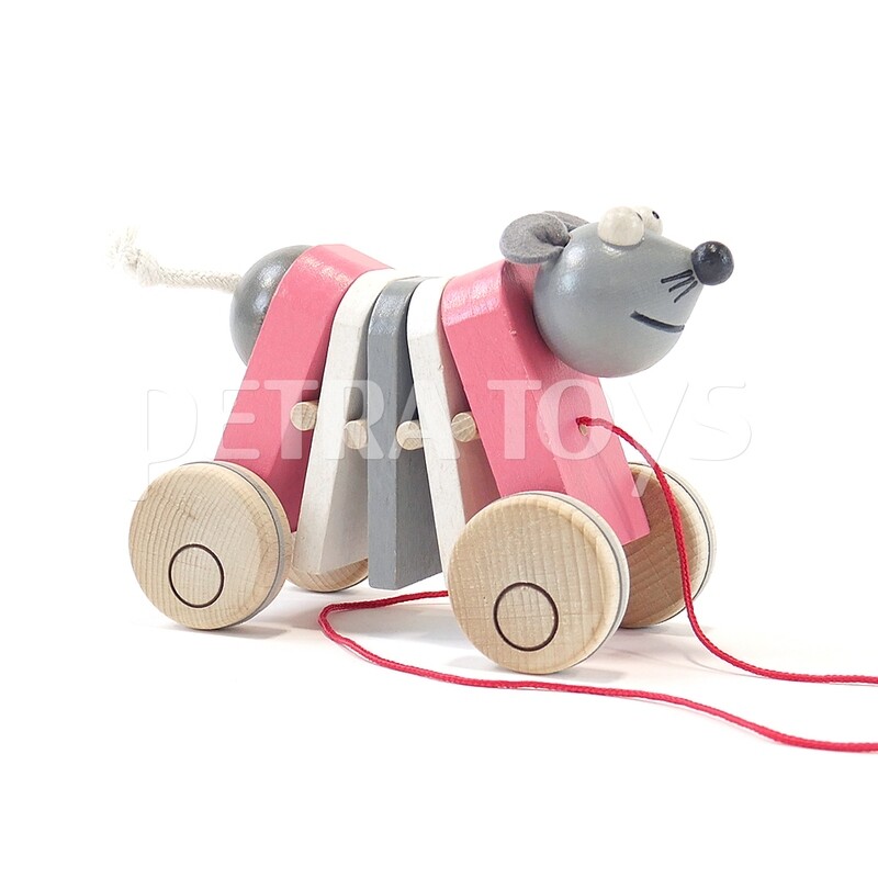 Rocking Mouse Pull-Along Toy