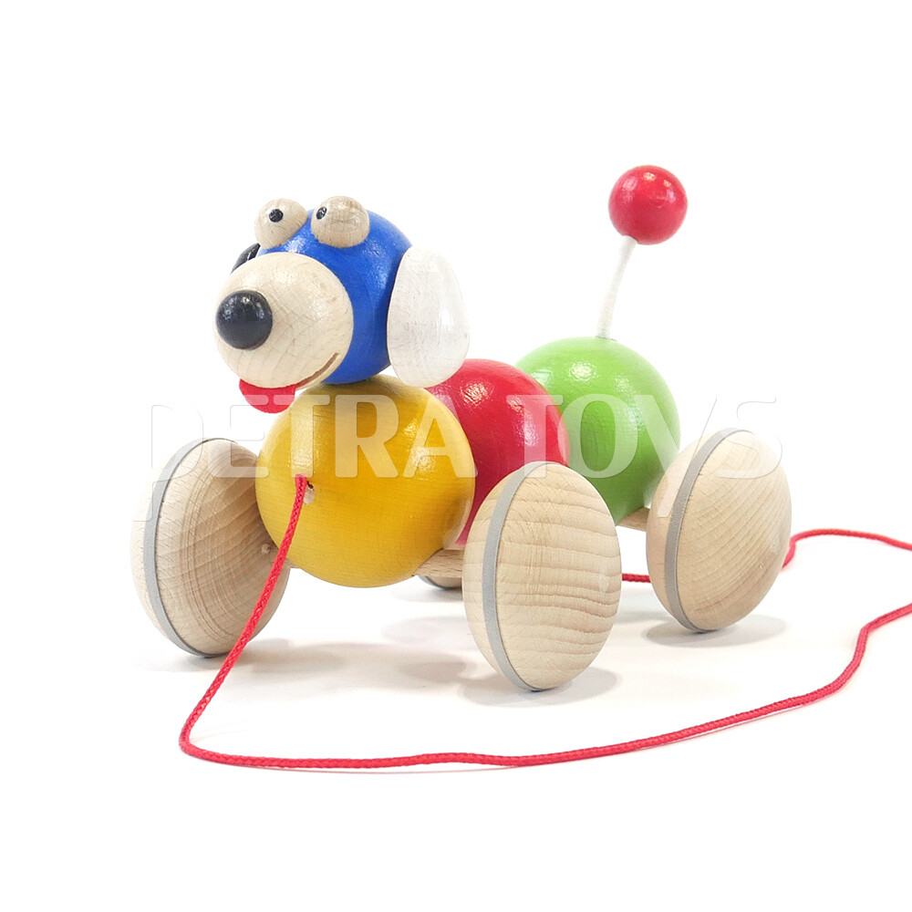 Wiggling Dog Pull-Along Toy