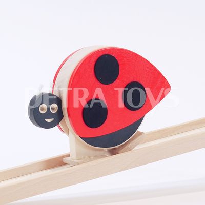 Lady Bug Wooden Ramp Walker