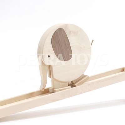 Elephant Wooden Ramp Walker - Natural