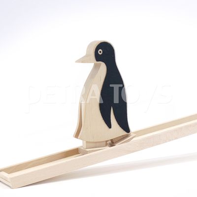 Penguin Wooden Ramp Walker - Natural
