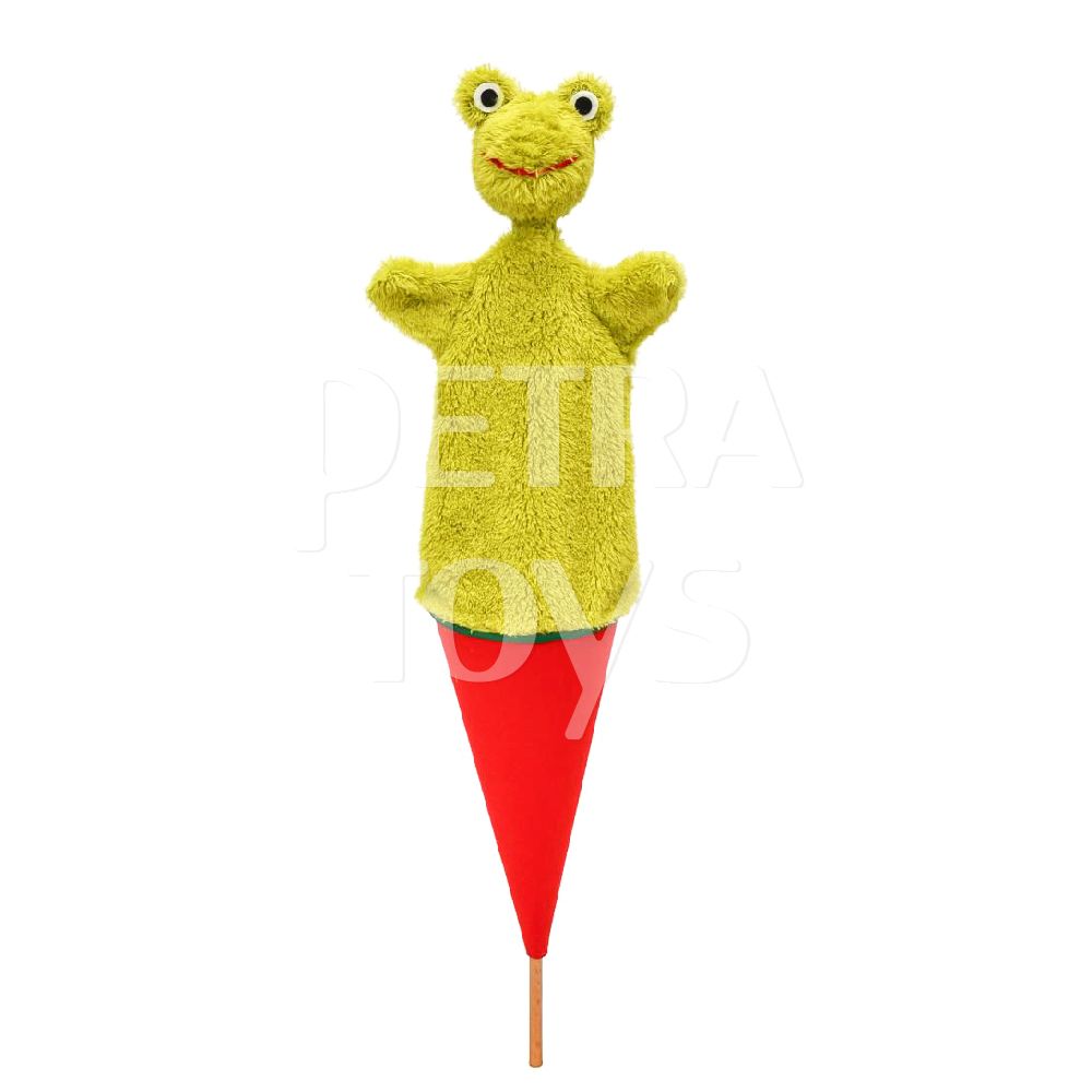 Peek-a-Boo Frog Cone Puppet