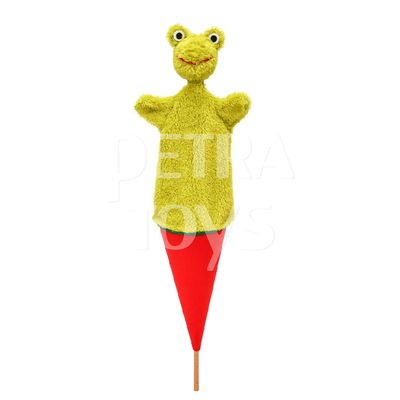 Peek-a-Boo Frog Cone Puppet