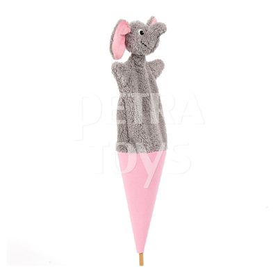 Peek-a-Boo Elephant Cone Puppet