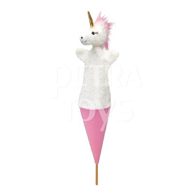 Peek-a-Boo Unicorn Cone Puppet