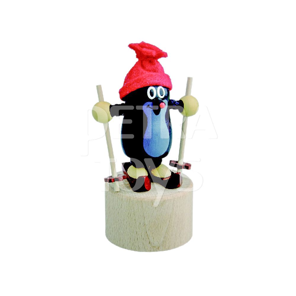 Krtek the Little Mole Skiing Press Puppet