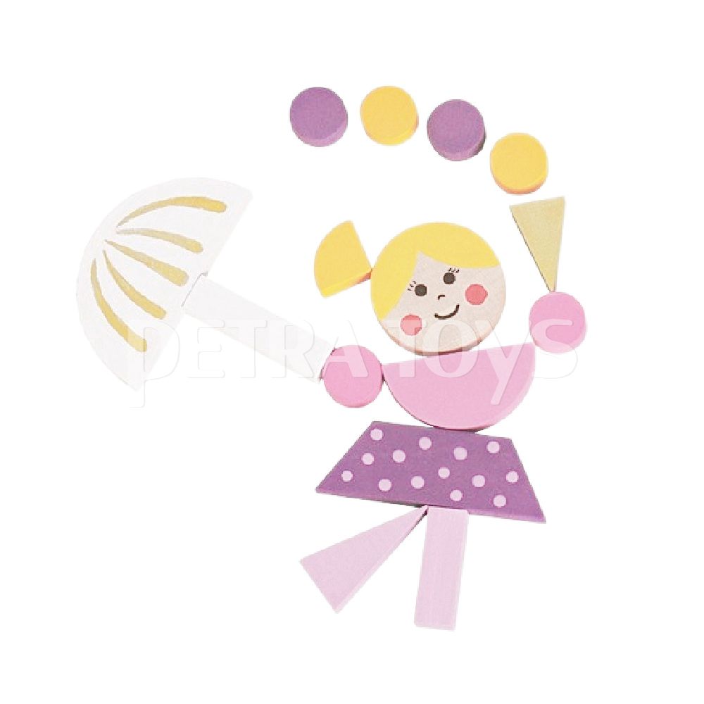 Wooden Magnetic Puzzle - Princess