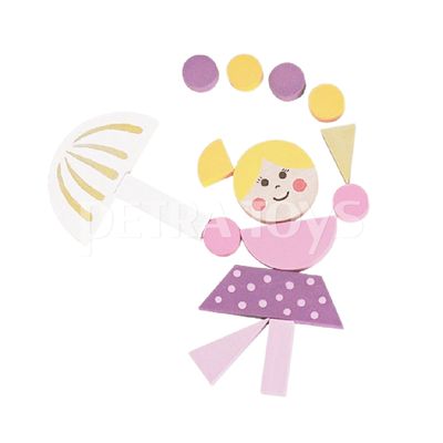 Wooden Magnetic Puzzle - Princess