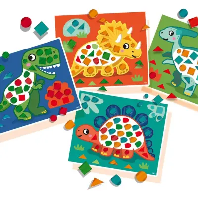 SES Creative I Learn to Make Dino Mosaics