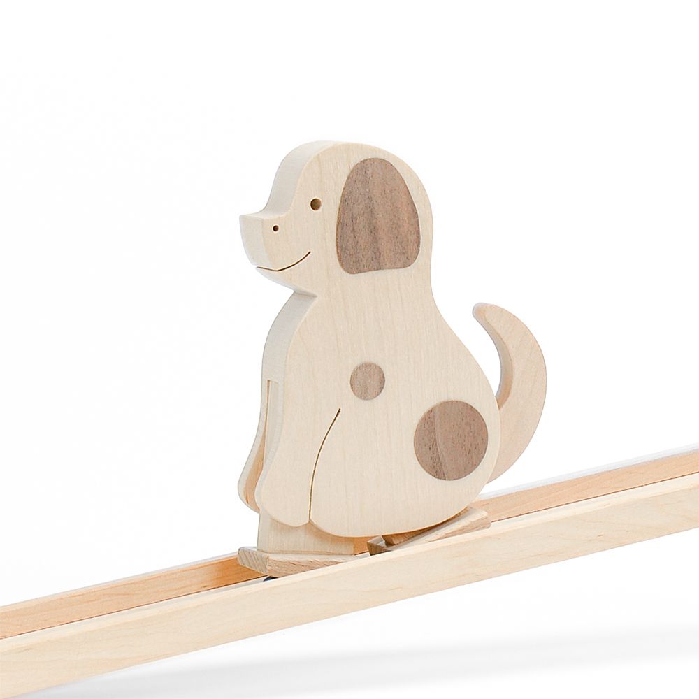 Dog Wooden Ramp Walker - Natural