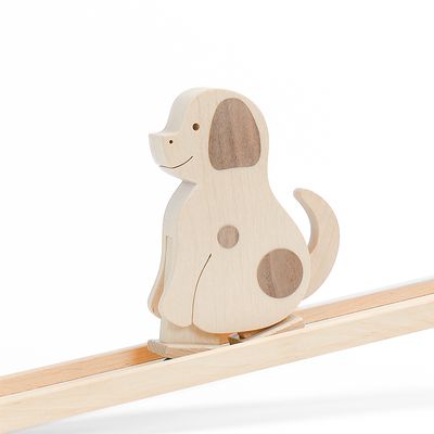 Dog Wooden Ramp Walker - Natural
