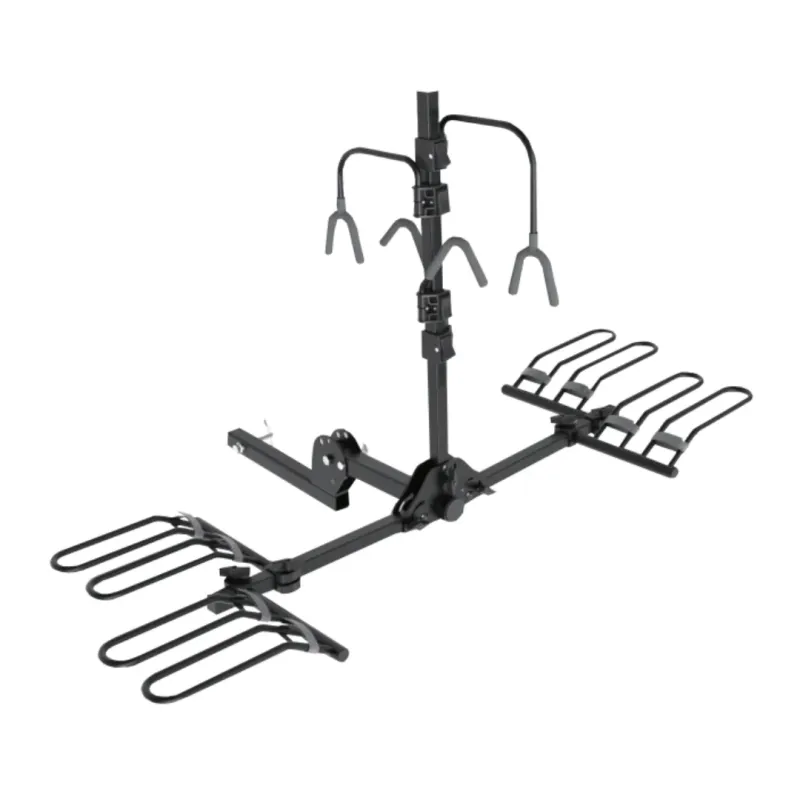 Enthuze Hitch Mounted 4 Bike Platform Rack Enthuze Hitch Mounted 4 Bike Platform Rack