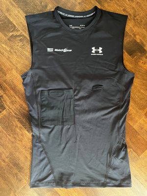 MatchGear Rugby Referee Radio Tee - Black