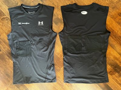 MatchGear Rugby Referee Radio Tee - Black