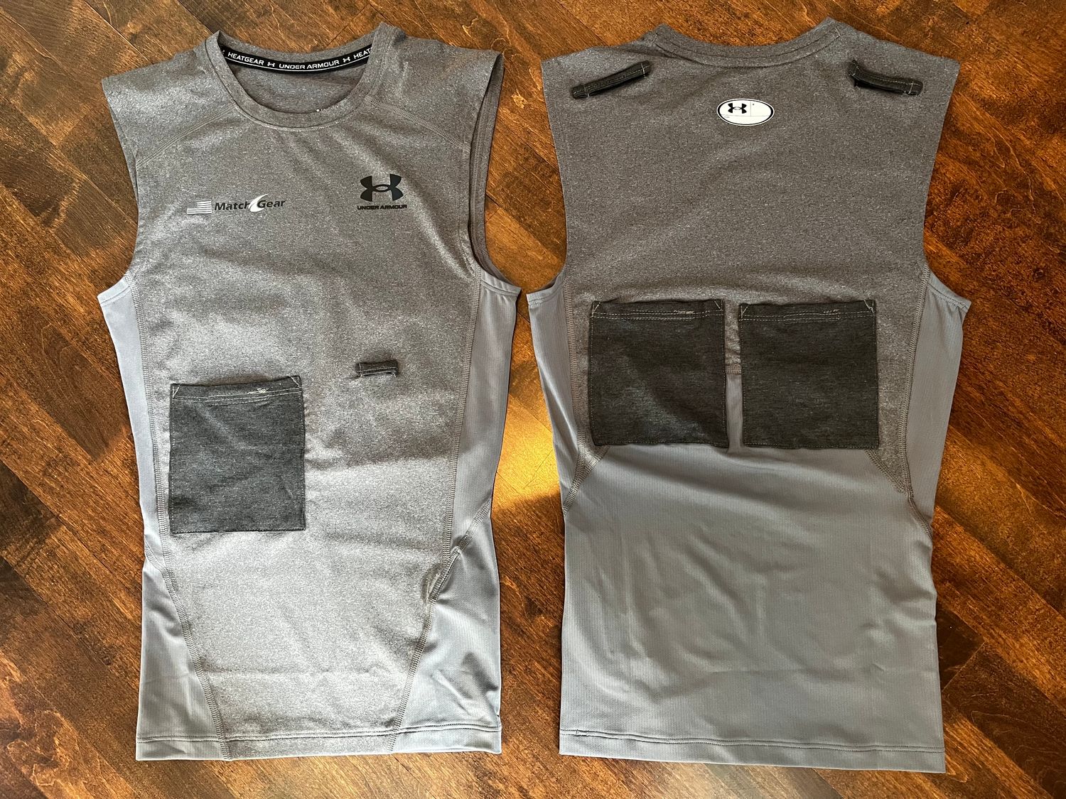 MatchGear Rugby Referee Radio Tee - Carbon Heather