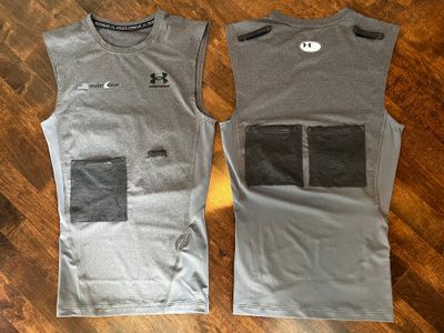 MatchGear Rugby Referee Radio Tee - Carbon Heather