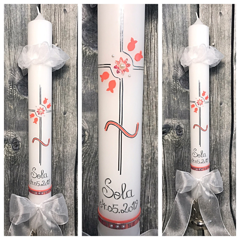 Taufkerze Sola