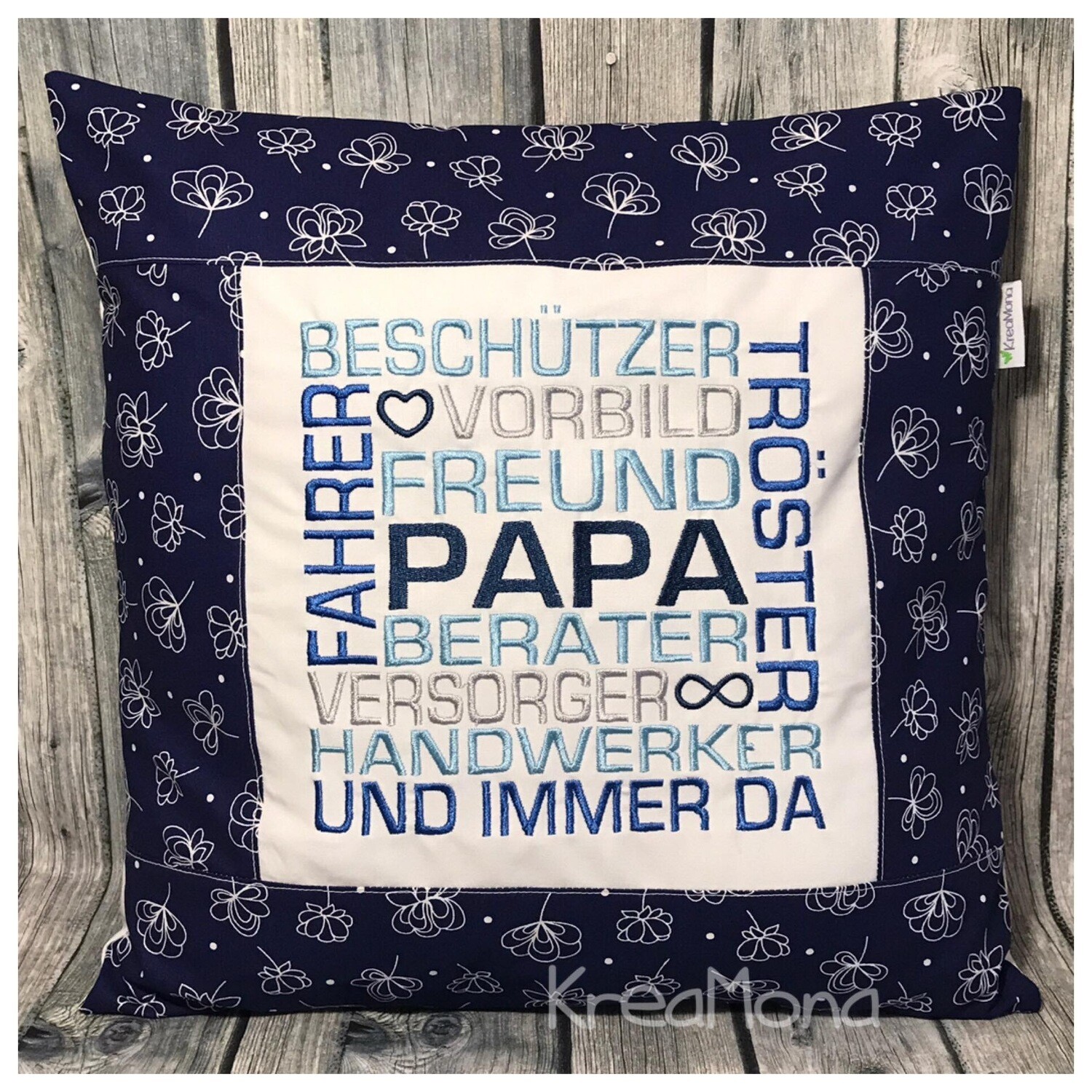 Kissen Mosaik Papa