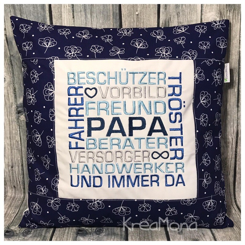 Kissen Mosaik Papa