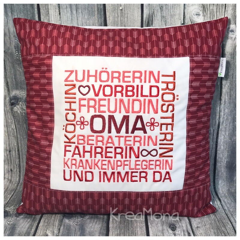 Kissen Mosaik Oma