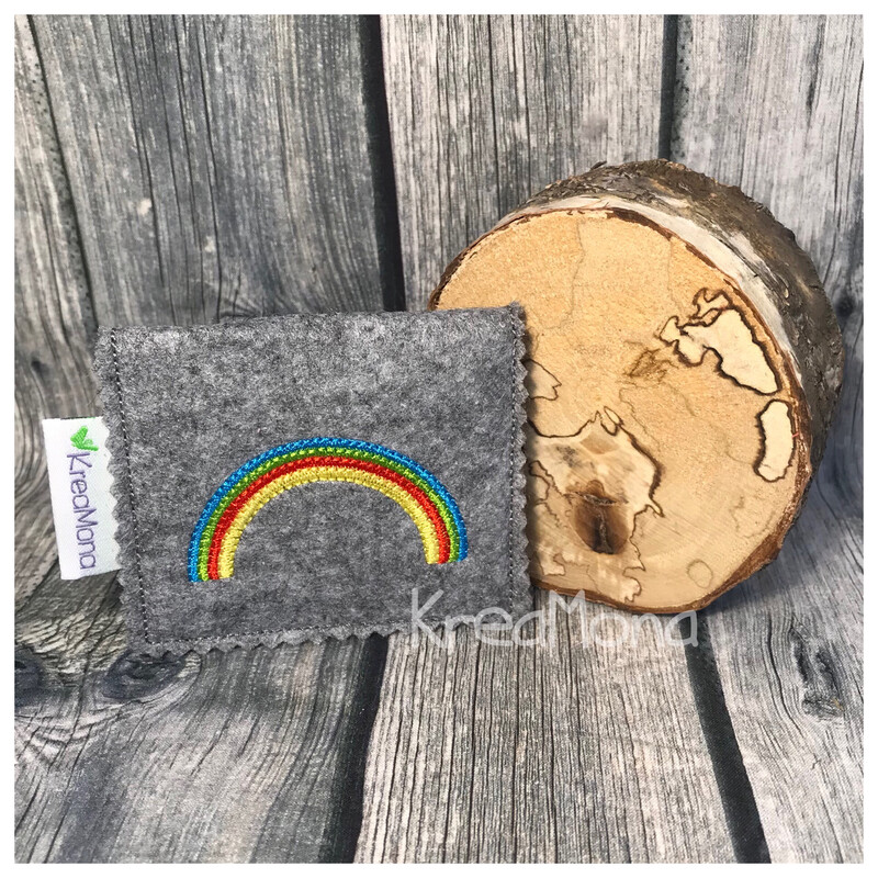 Filztasche Regenbogen