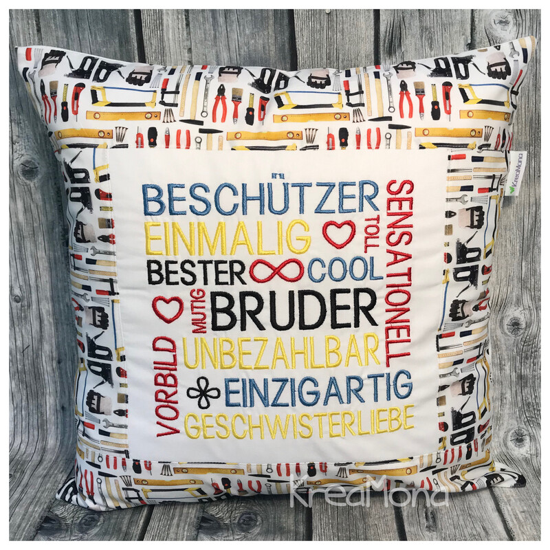 Kissen Mosaik Bruder