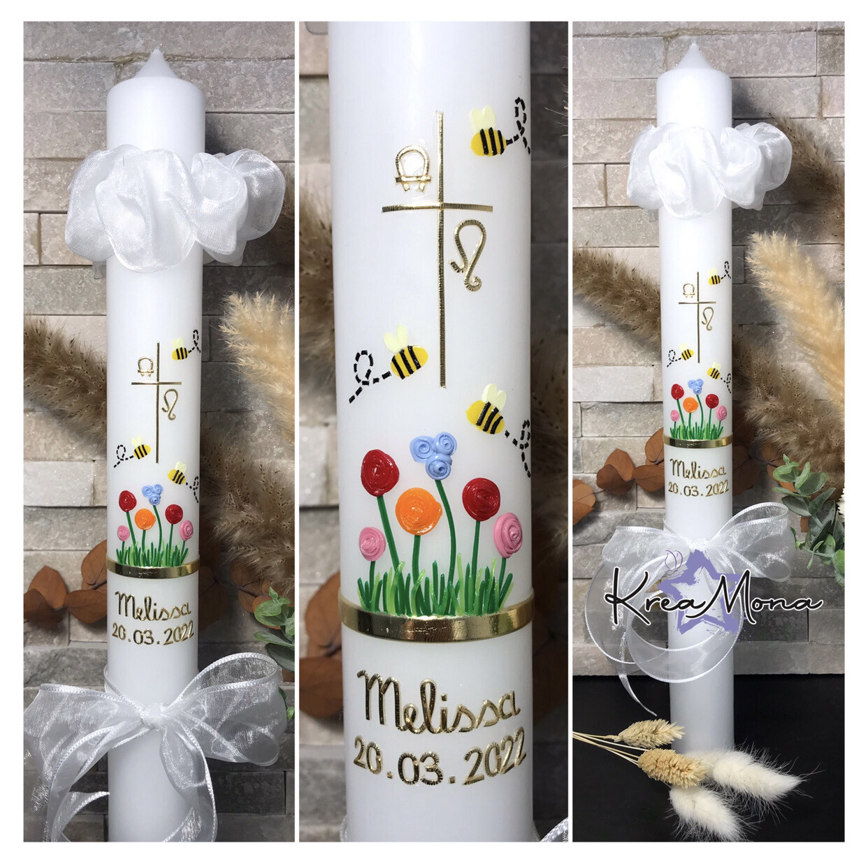 Taufkerze Melissa