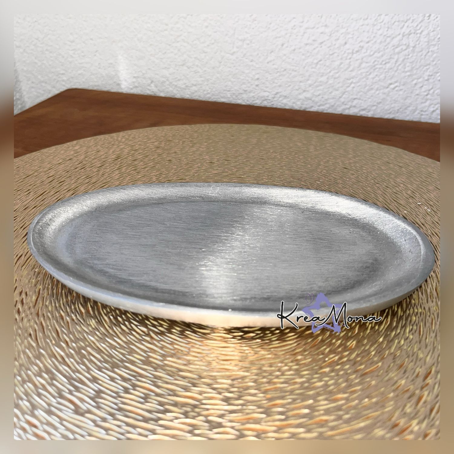 Teller Oval Silber I