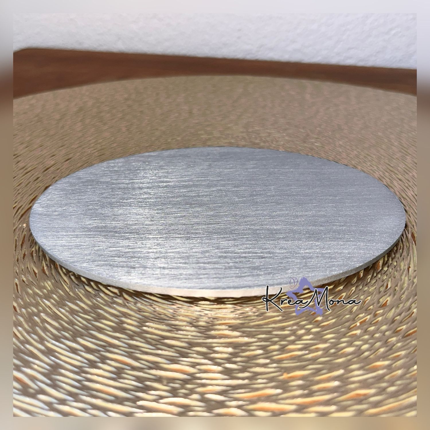 Teller Oval Silber IIII