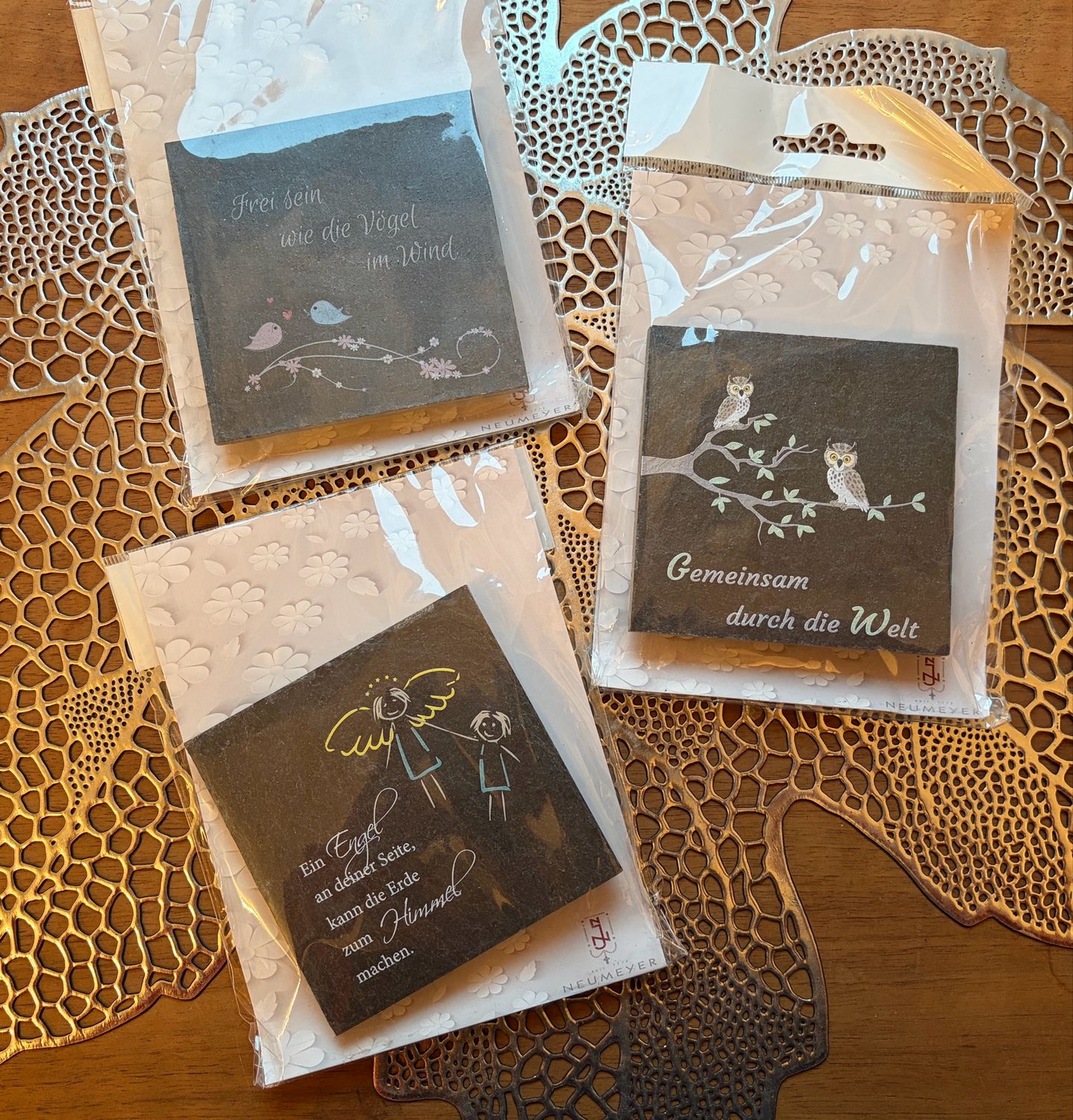 Schieferplatte 10x10cm