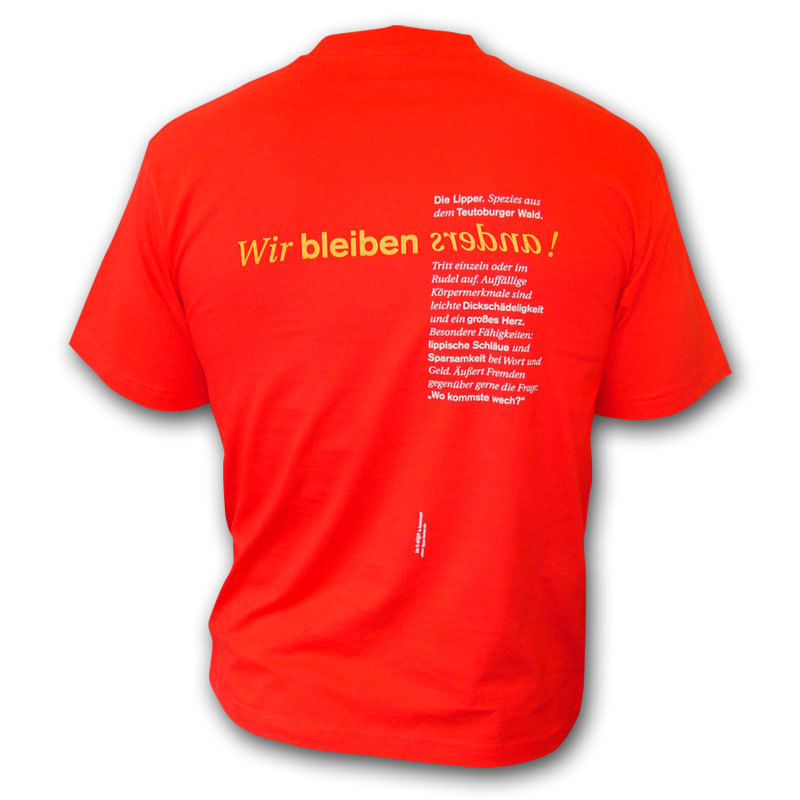 T-Shirt T-Shirt "Wir bleiben anders"