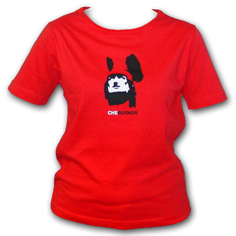T-Shirt T-Shirt "CheRusker" - Rot (Damen)