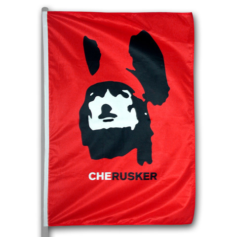 Fahne/Flagge Fahne/Flagge "CheRusker" - Hochformat