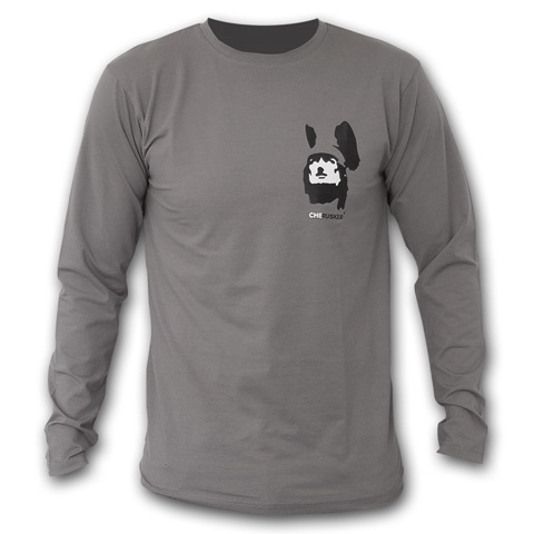 Langarmshirt Langarmshirt "CheRusker" - Grau