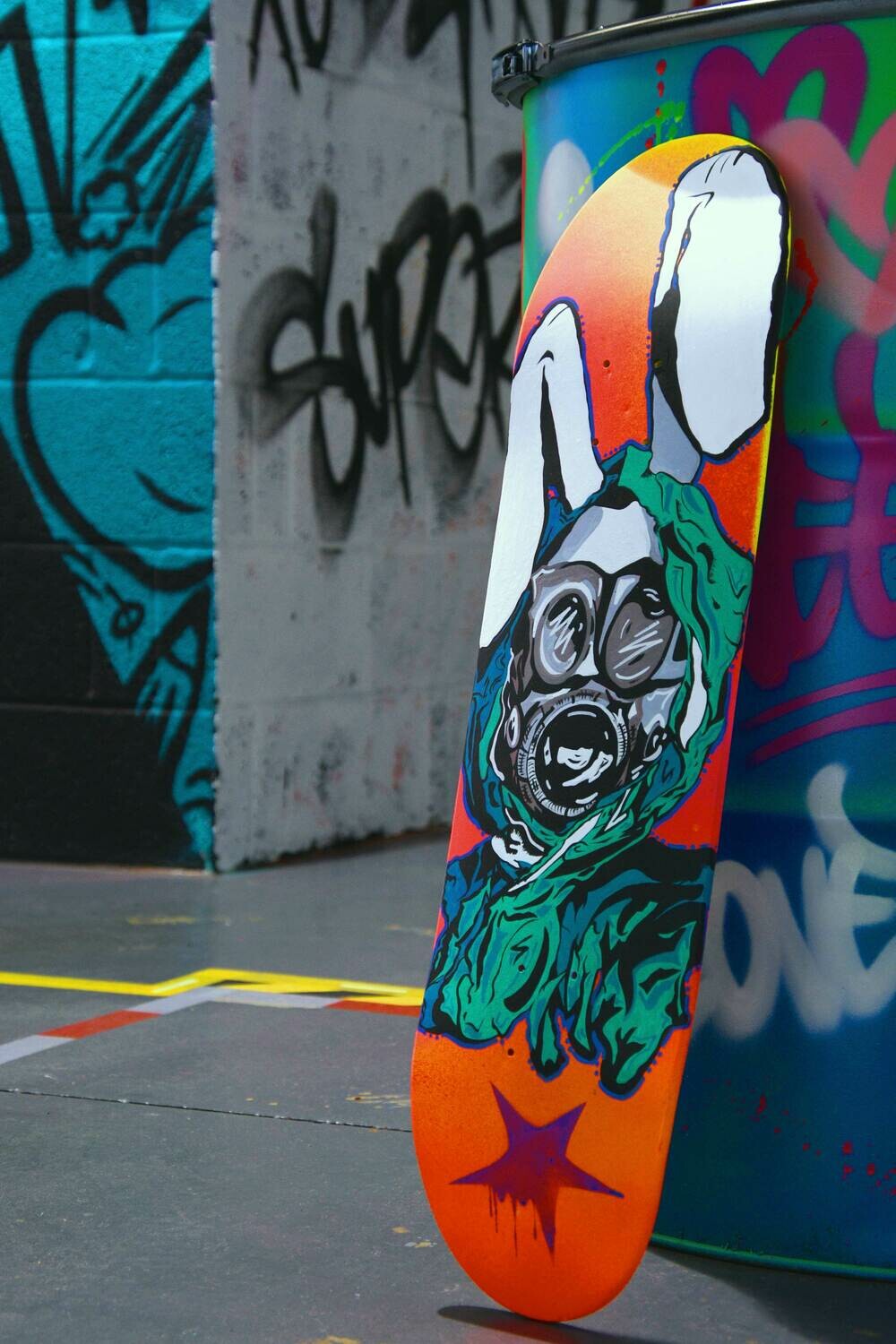 Toxic Bunny Skateboard Deck
