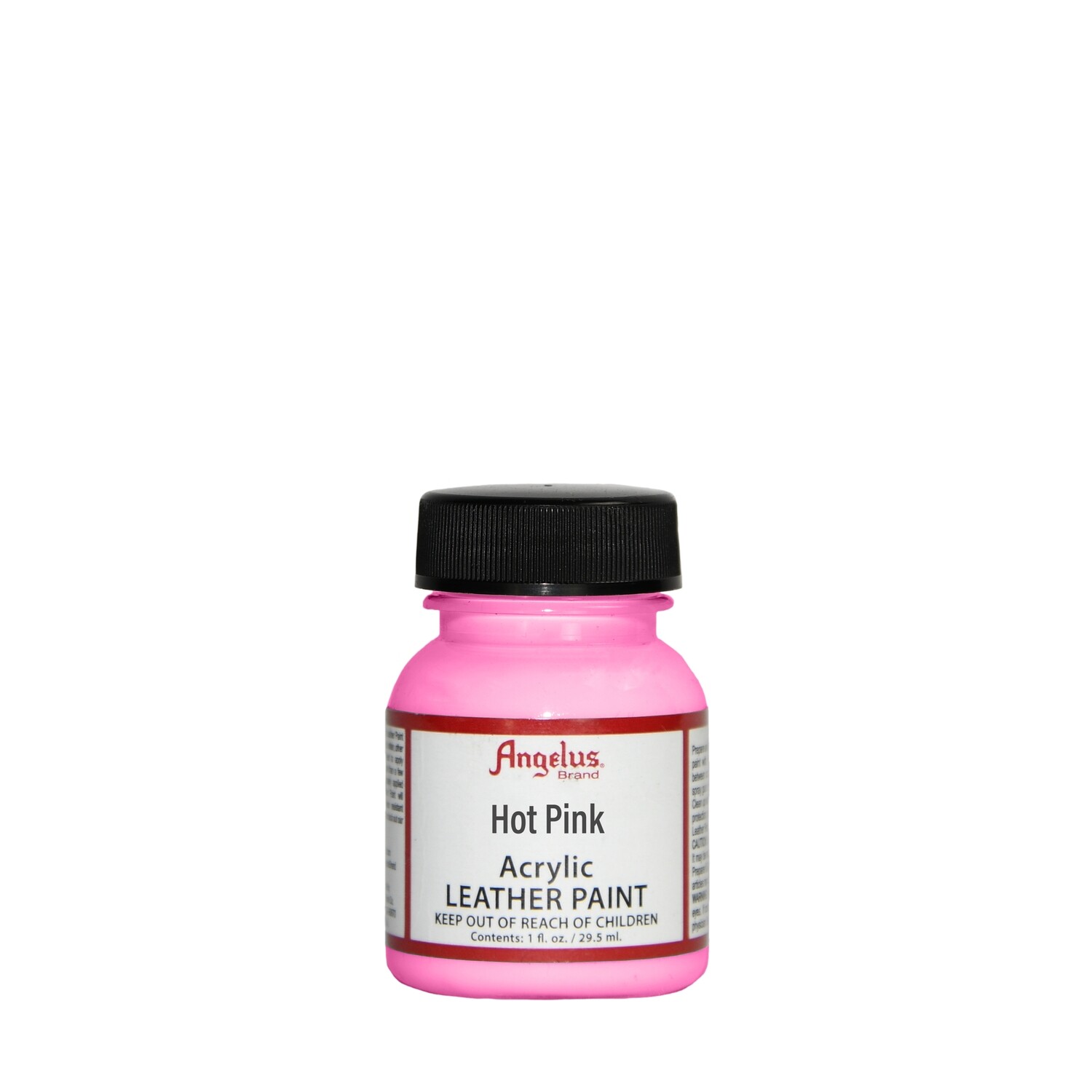 Angelus Hot Pink Leather Paint, Size: 1oz
