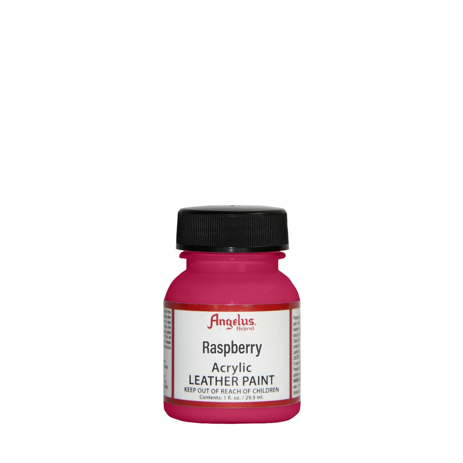 Angelus Raspberry Leather Paint, Size: 1oz