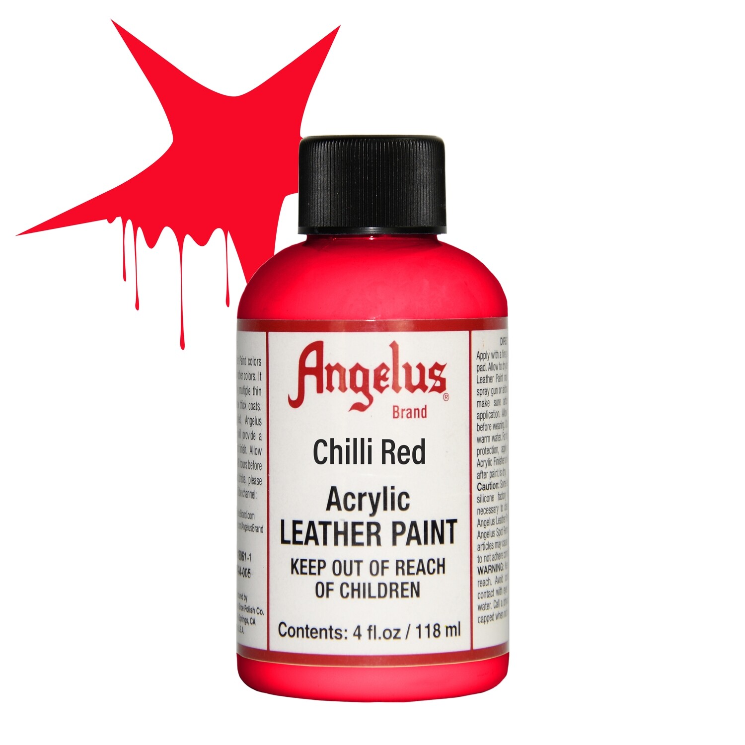 Angelus Chilli Red Leather Paint
