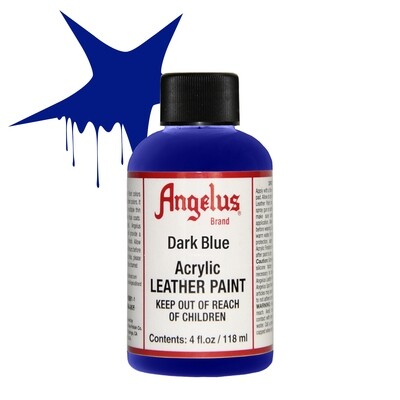 Angelus Dark Blue Leather Paint