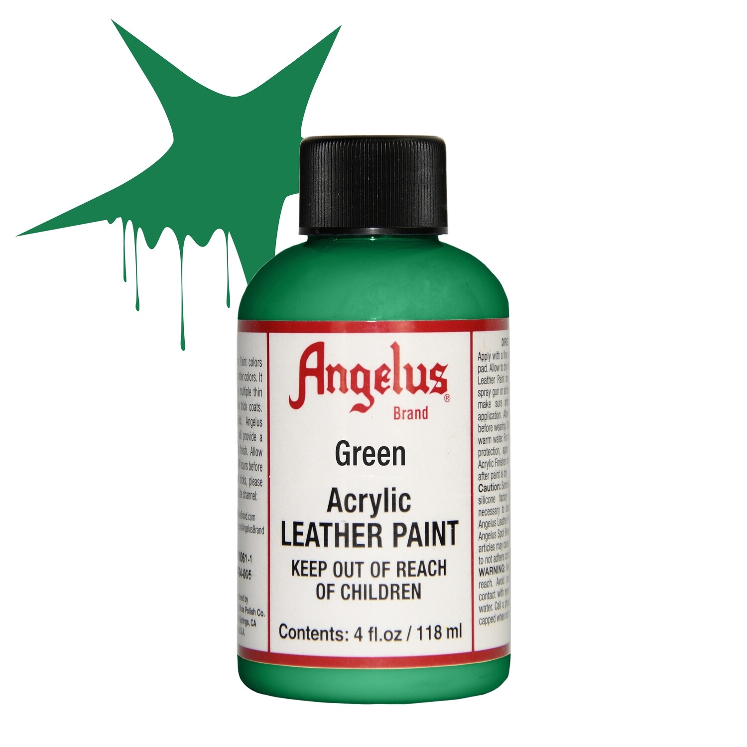 Angelus Green  Leather Paint