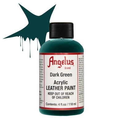 Angelus Dark Green Leather Paint