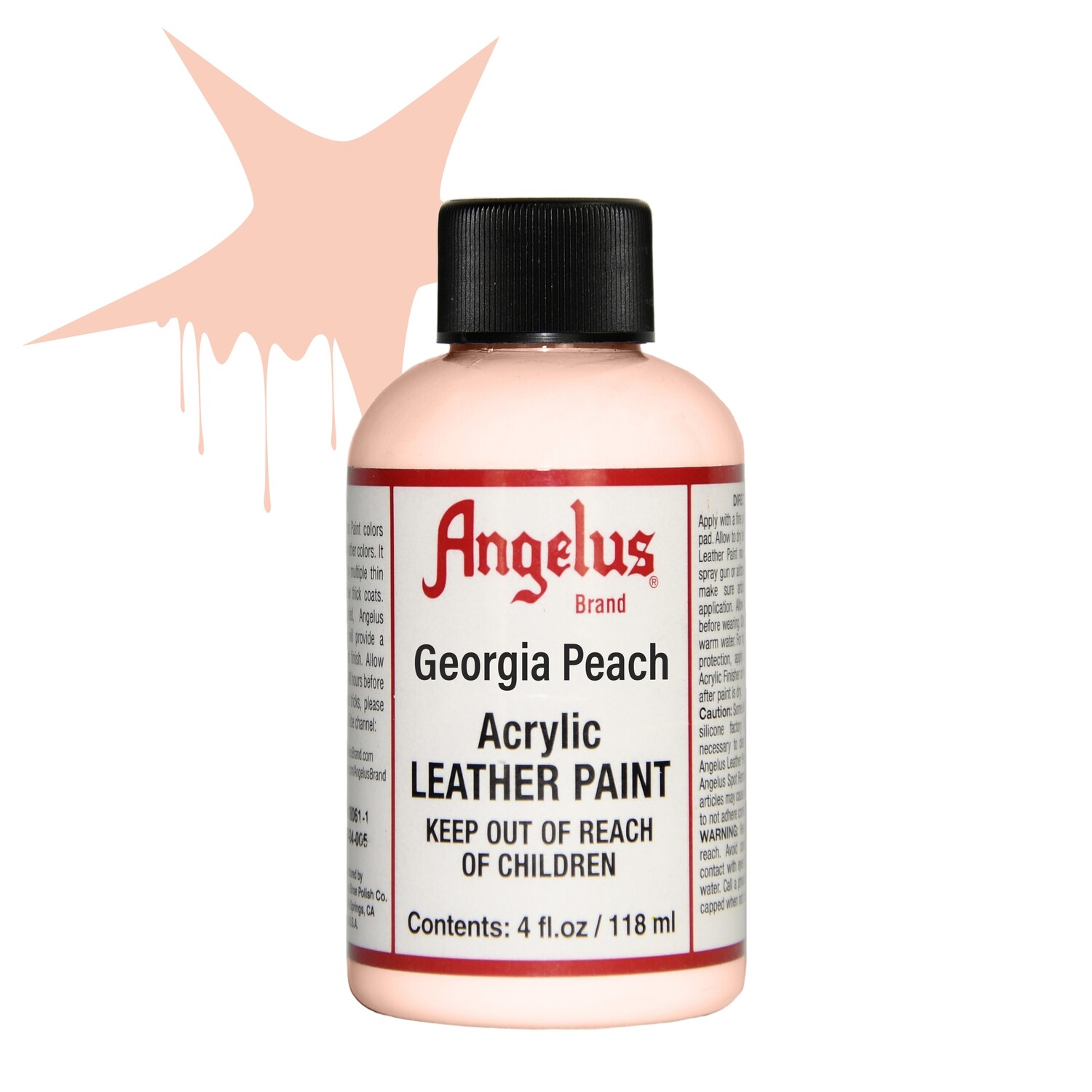 Angelus Georgia Peach Leather Paint